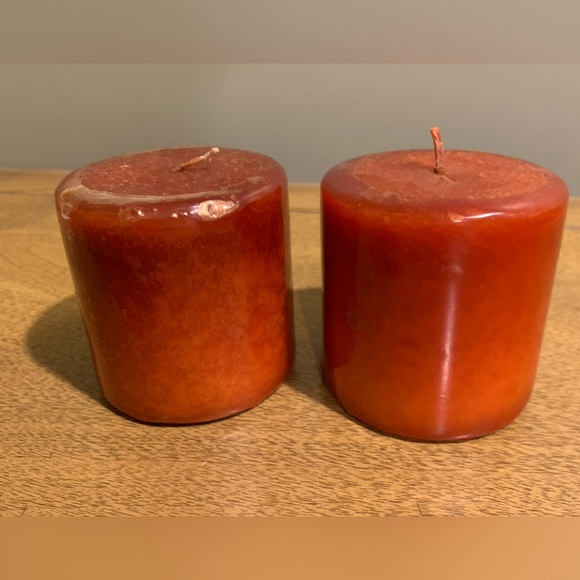 3 x 3 Round Pillar Candle Set,New, In Original Plastic, Used Only For Decoration - Picture 3 of 11